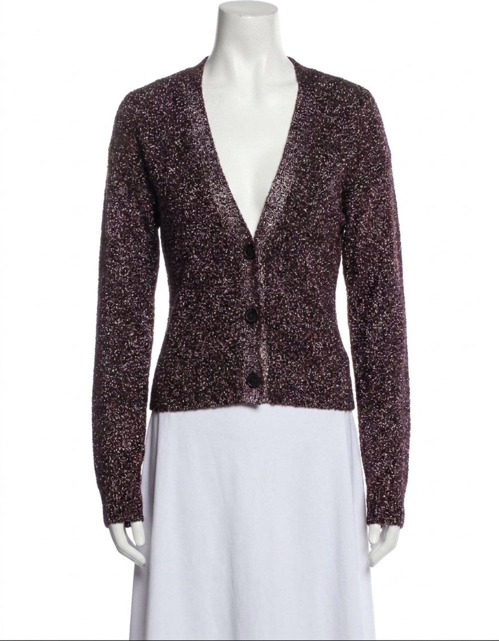 NEW DEREK LAM 10 CROSBY kalena cardigan in raspberry